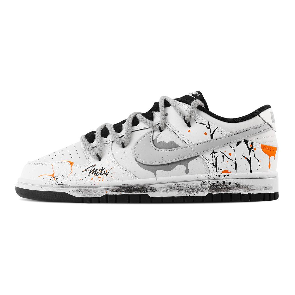Nike Dunk Asphalt Gray Shadow Slip Resistant Abrasion Resistant Low top Skateboard Shoes Unisex DD1391-100(Team529-)