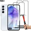 Screen Protector - Samsung - Galaxy A55 5G - Tempered Glass - Pack of 2 - Anti-scratch