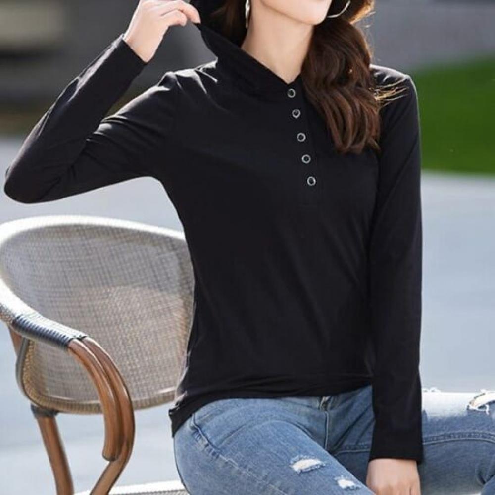Navava Hooded Long Sleeve T shirT nT2897