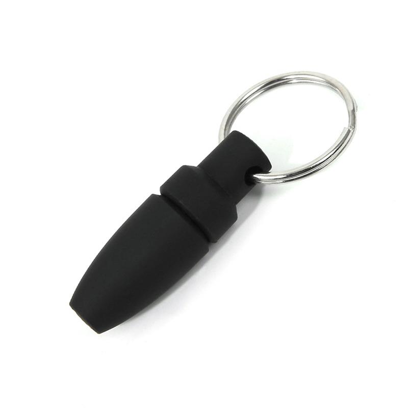 New With Key Ring Clip Rubber Portable Cigar Puncher Accessories Blade Cigar Cutter Drill Hole Pocket knife for Cigar Gadgets