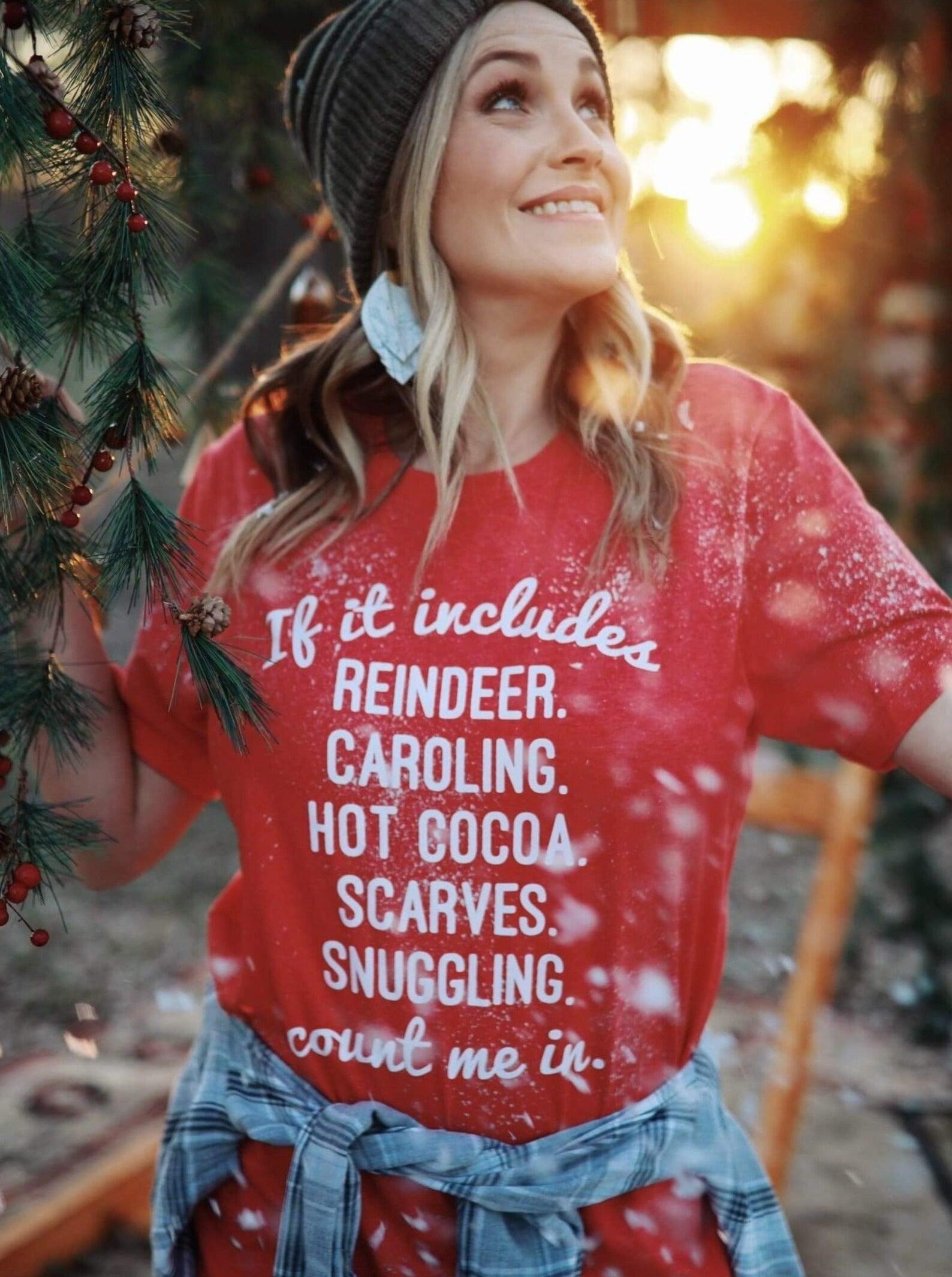 If it Includes (Christmas Edition) | Seasonal T-Shirt | Ruby s Rubbish® S