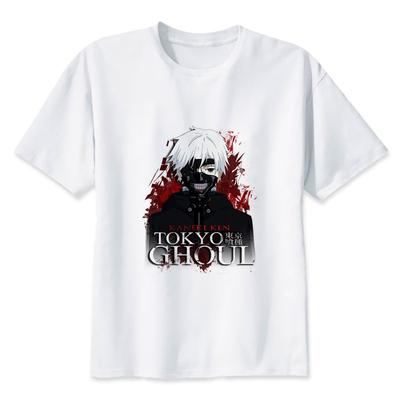 TOKYO GHOUL T-shirt Men Japanese Anime T-shirt Male KANEKI KEN Print T-shirt Top