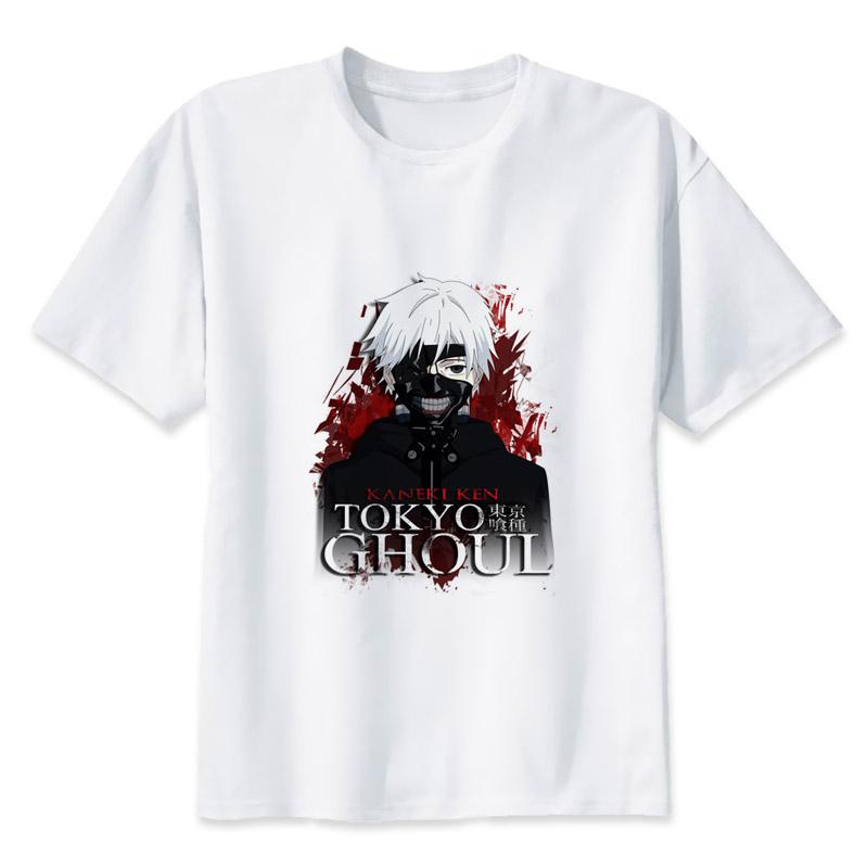 TOKYO GHOUL T-skjorte herre japansk anime T-skjorte herre KANEKI KEN T-skjorte topp