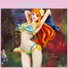 Atemberaubende PVC One Piece Nami Figur im Bikini-Badeanzug-Design für Anime-Sammler