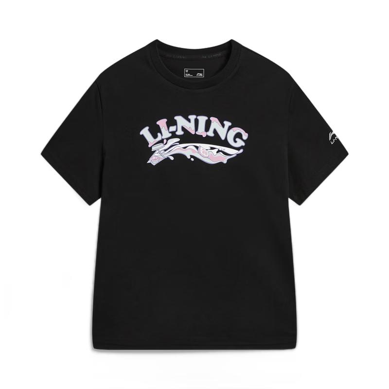 Li-Ning Youth Women s Ice-Feel Antibacterial Short-Sleeve T-Shirt S