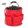 Faltbare Aufbewahrungstasche mit Griff & Kordelzug, Wasserdichte Oxford-Stofftasche Haushaltswerkzeug-Set Mehrere Taschen, Großer Reinigungsgeräte-Organizer