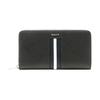 Logo Zipper Wallet Men Wallet Black 6313150