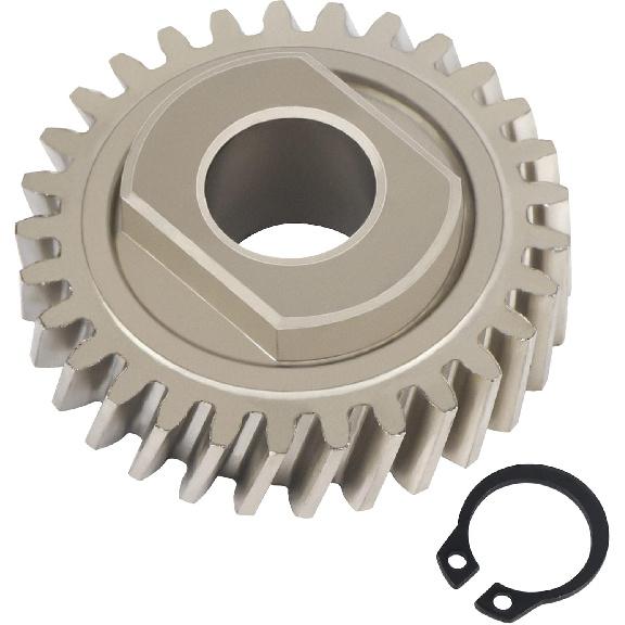 W11086780 WP9706529 Replacement Worm Gear Parts for KitchenAid Stand Mixer, 9706529 with 9703680 Circlip 5 & 6 QT