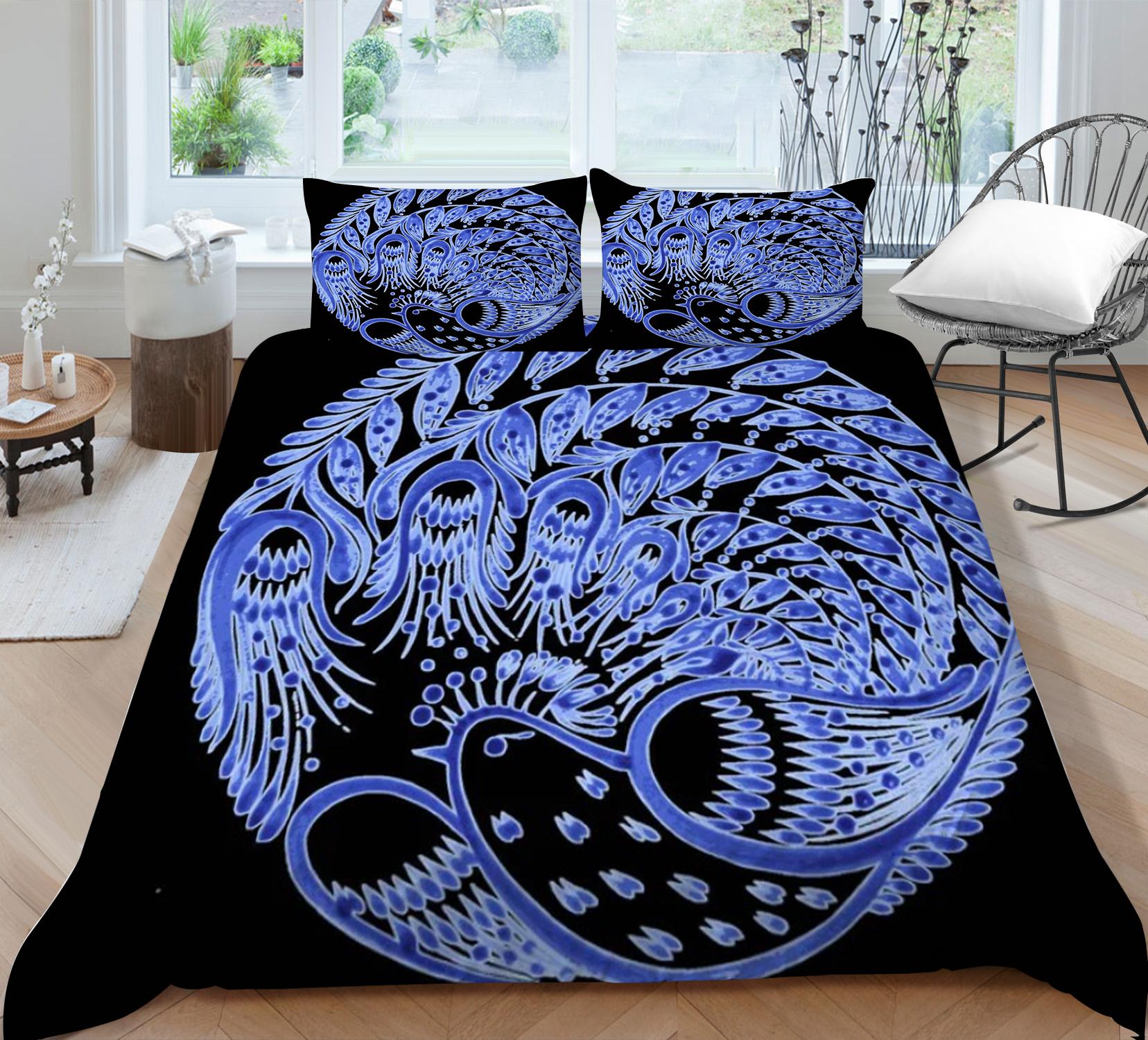 

Комплект постельного белья 3D богемный домашний покрывало для дома, постельное белье, текстиль, крутой детский односпальный двойной королевский размер для мальчиков EU Single 135x200cm