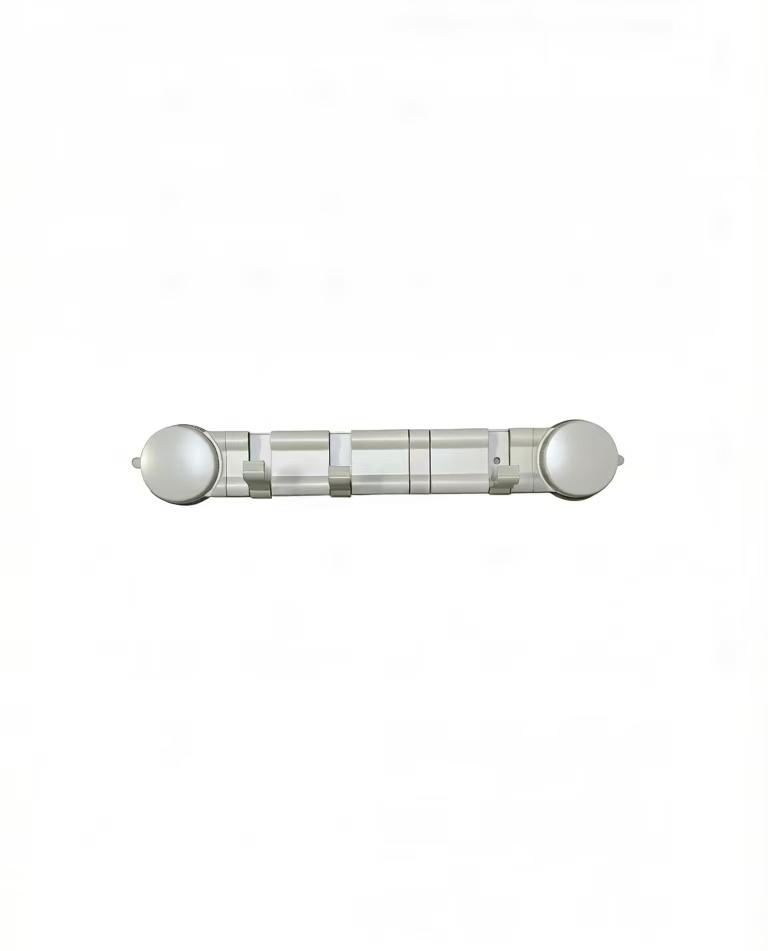 Hidden Foldable Suction Cup Coat Hook Made of Aluminum Alloy Waterproof Space Saving for Doors Wardrobes Bathrooms Living Rooms