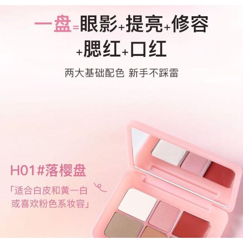 GELLA'S - 6 Colors Multi Function Palette - H01 Sakura