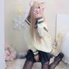 Süße japanische Katzen-Netzstrümpfe – Lolita-Stil, Frühling/Sommer, schwarzes Hohldesign, JK Hot Girl Strumpfhose
