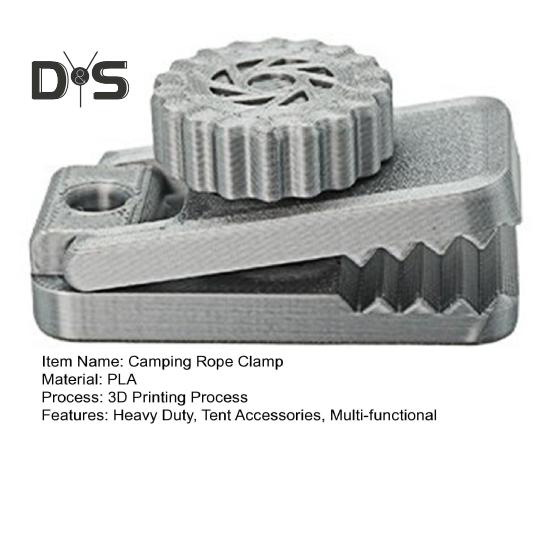 1/2/3/4Pcs Camping Rope Clamp Tarp Clip Heavy Duty Lock Grip Camping Tent Fastener Holder Canopy Awning Shade Cover Clamp