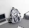 Schulrucksack trendige Marke Rucksack Herren Ins trendig cool große Kapazität Graffiti Rucksack Schüler Pendler Schulrucksack College-Studenten Reise Rucksack