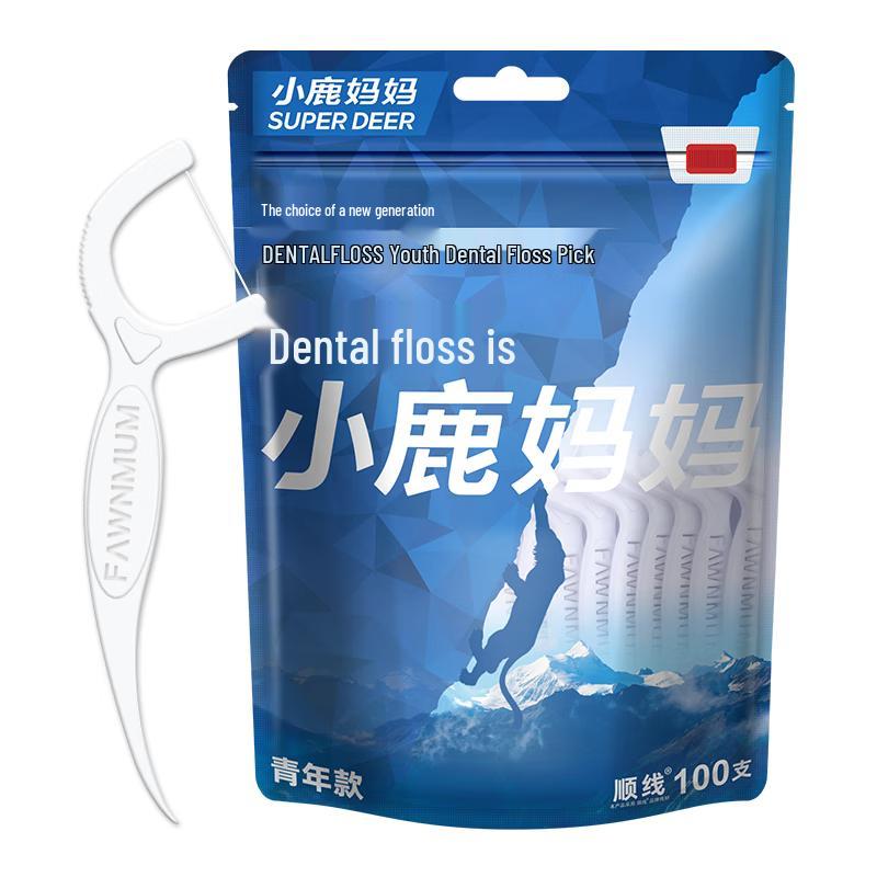 Deer Mom Ultra-fine Dental Floss Picks