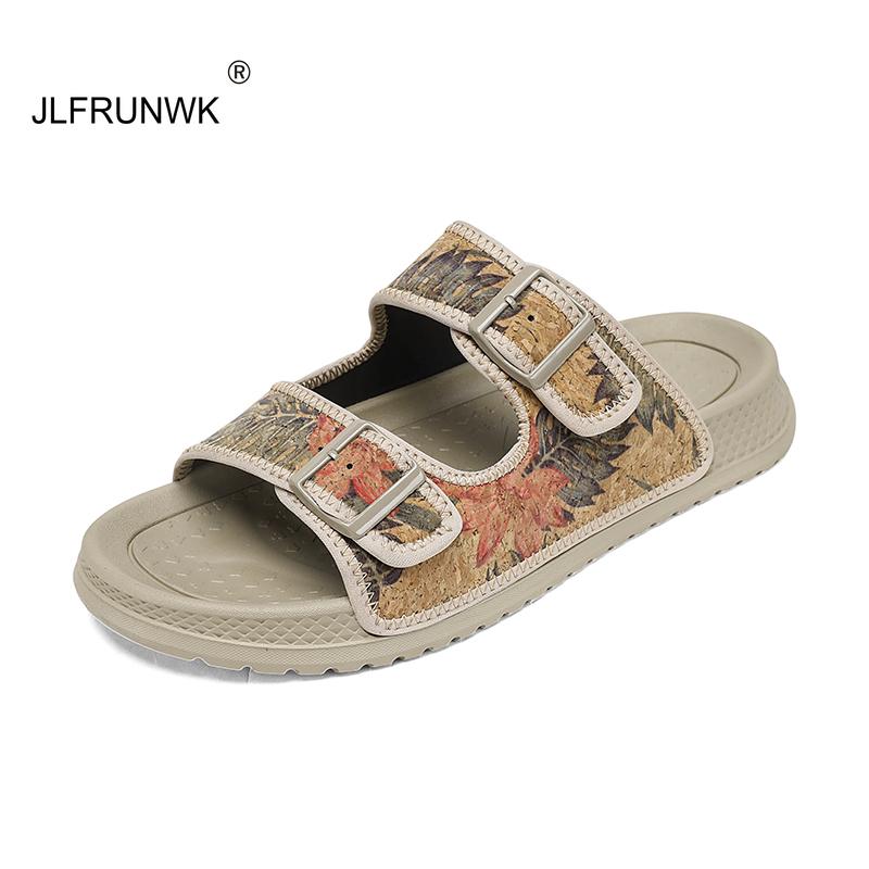 Summer Clogs Men s Outdoor Beach Anti-slip Breathable Slippers Men Beach Comfortable Lightweight Casual Sandals Men Shoes 39 светло-коричневого