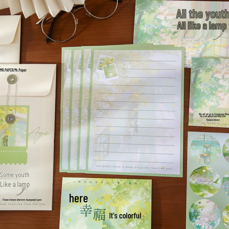 Mr. Paper Handwritten Poetry & Envelope Set - Motivational Graduation Souvenir