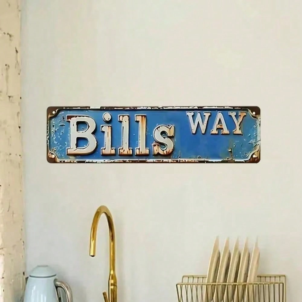 

Metal Tin Sign Vintage Retro Poster Wall Art Decor Weatherproof 2D Print for Home Bar Garage Man Cave 10x40 різнокольоровий