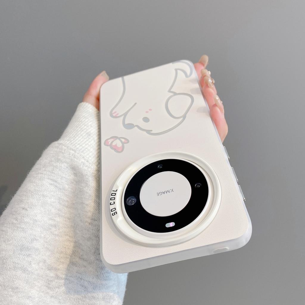 Pink cat butterfly is suitable for Huawei Mate80Pro mobile phone case ins matte colored silver anti-drop soft protective case.