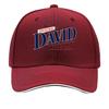 Authentic David StateUnisext Typography Sandwich Baseball Cap Sun Cap Outdoor Workouts Hat