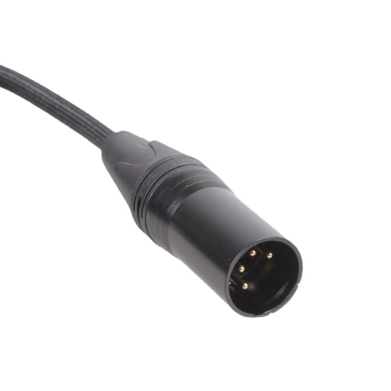 4-Pin Symmetrisches Kabel für Hifiman Arya Sundara Ananda HE400SE Kopfhörer 4-Pin auf Doppeltes 3,5mm Headset-Kabel Ersatz