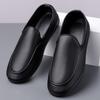 Fashion 2025 New Casual Business Dress Shoes Men Breathable Soft Sole Flats Men's Leather Loafers Slip-On Comfortable Walking Shoes