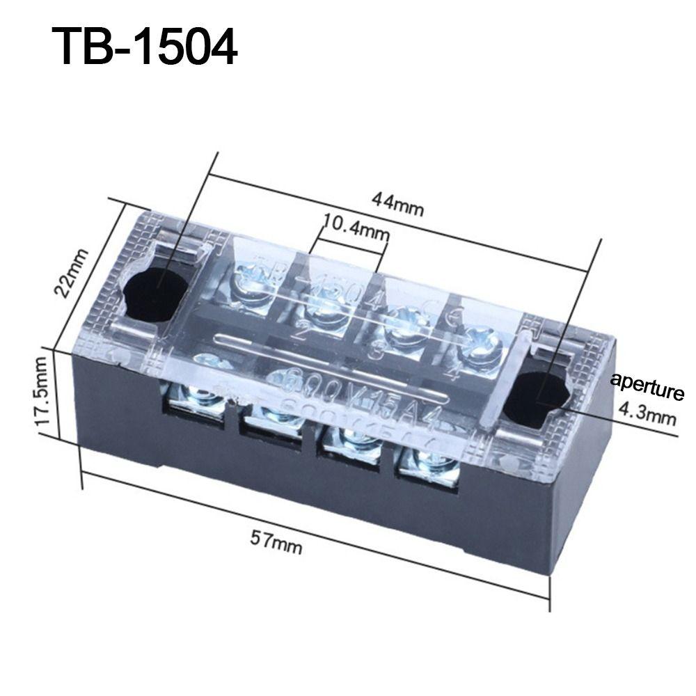 With Screws Strip Block Terminal Dual Row Cable Connector Electric Connector Strip  Electrical