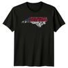 North Carolina State Map Art Mens T-Shirt Womens Tee Graphic Unisex Top