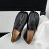 Split Toe Shoes Tabi Loafers women Single platfrom women Shoes Soft Leather Soft Soles Solid Color Flats Casual Shoes