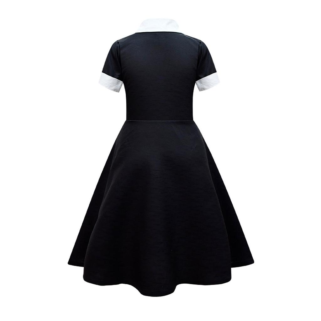 Wednesday Kids Print Long Sleeve Showcase Everyday Fashion Dress