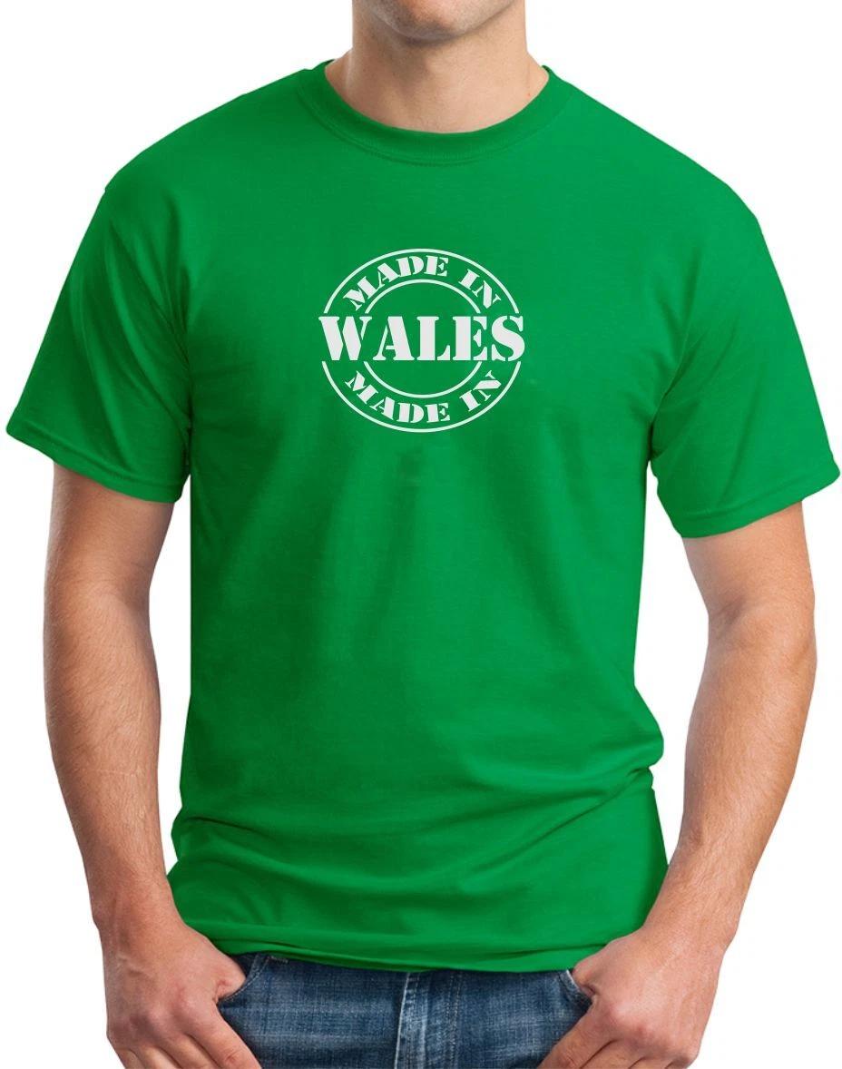 MADE IN WALES - FUNNY SLOGAN Mens Womens Kids T-Shirt S