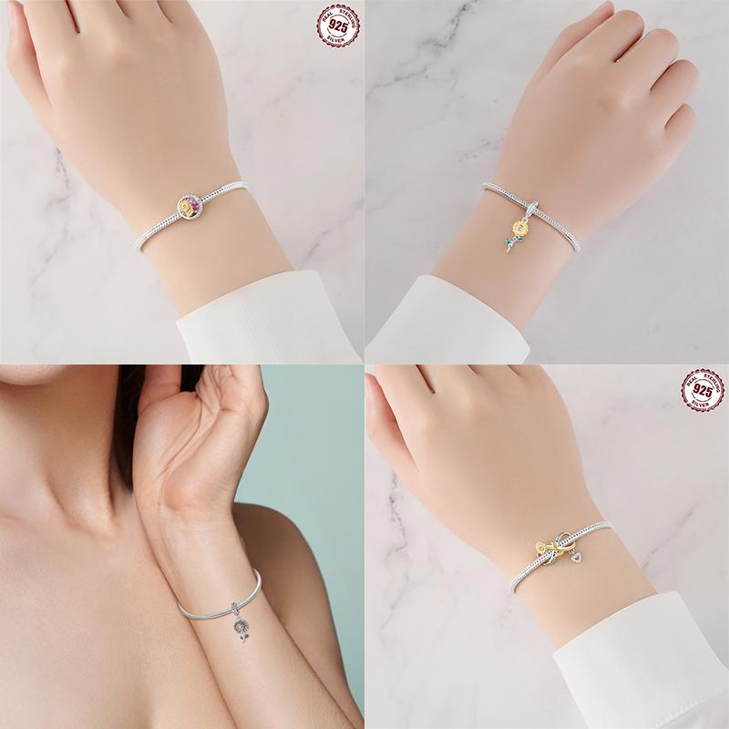 Copper Sunflower Charms Golden Flower Beads Fit Bracelet Necklace Accessories Bead Jewelry Making Fine Jewelry Gift