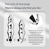 Male Stainless Steel Prostate Massager Sounding Gay Bead-Style Anal Plug with Penis Sound Urethral Anal Insertion Toy