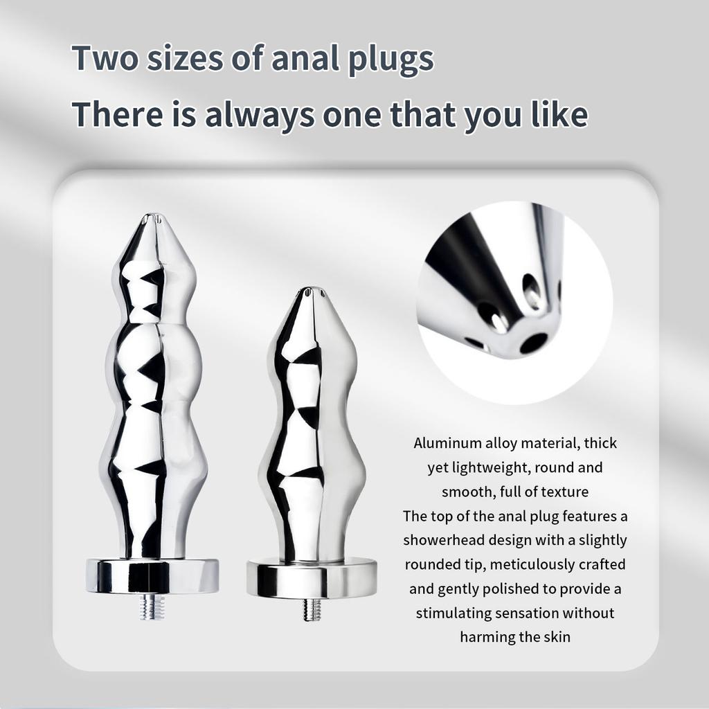 Male Stainless Steel Prostate Massager Sounding Gay Bead-Style Anal Plug with Penis Sound Urethral Anal Insertion Toy