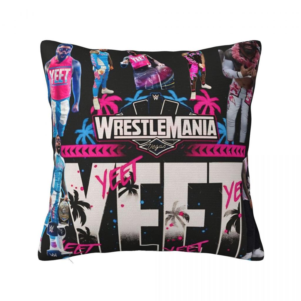 Jey Uso Yeet Wrestling Pillow Cover Morden Pillow Case Square Design Cushion Cover Pillowcases For Sofa Car Home Decor