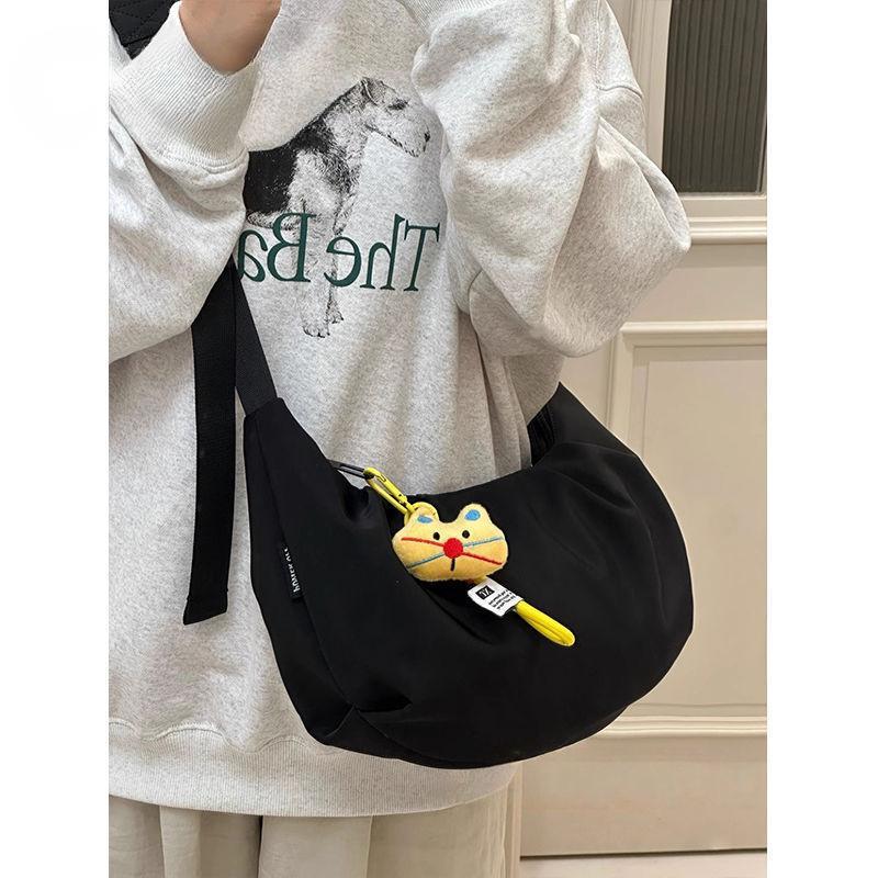 Casual Versatile Light Go Out Japanese Retro Dumpling Bag Female College Student Shoulder Bag Women Messenger Bag