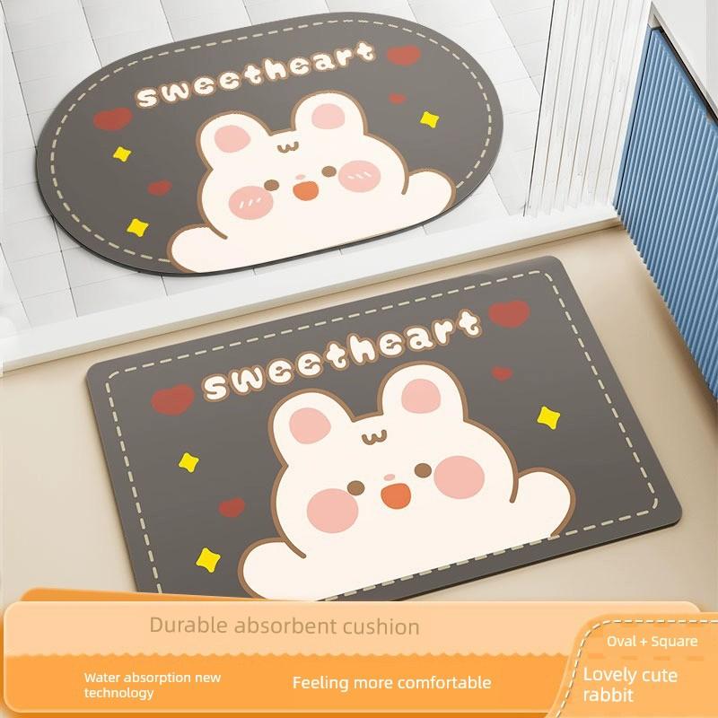 Household Entrance Toilet Water Absorption Non Slip Bathroom Mats