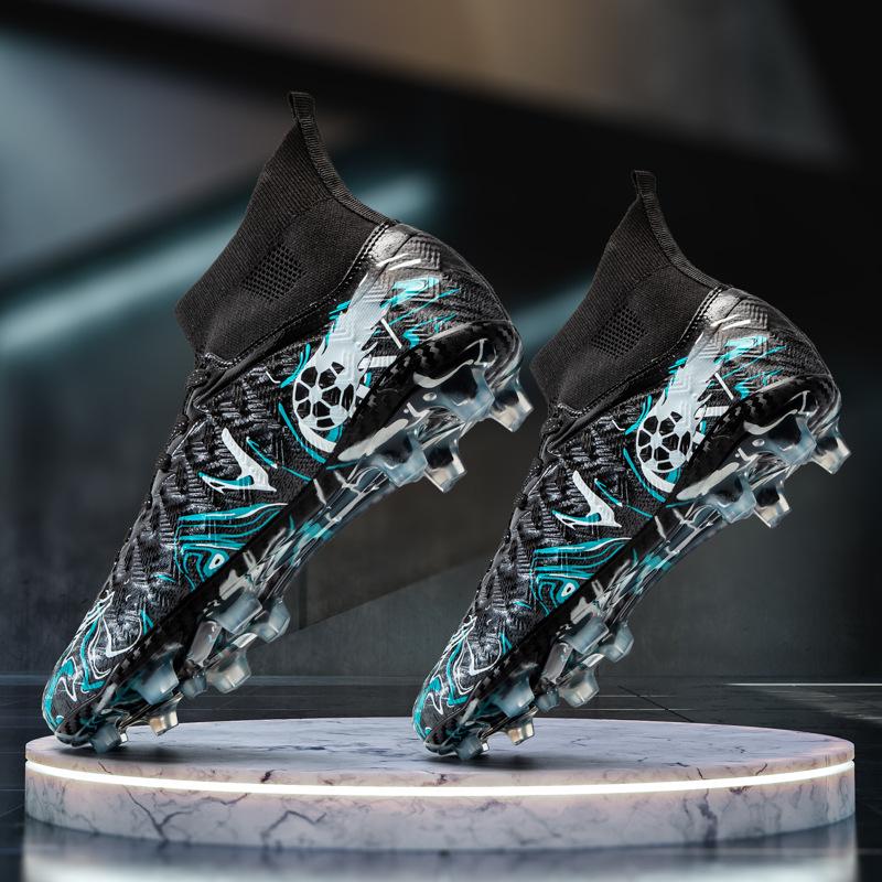 Temu football shoes wholesale adult grass training shoes TF broken nails primary school sports football shoes World Cup