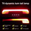 Universal 12-80V Steering+Driving+Braking+License Plate lamp+Dual Flashing Tail Lamp for Motorcycle