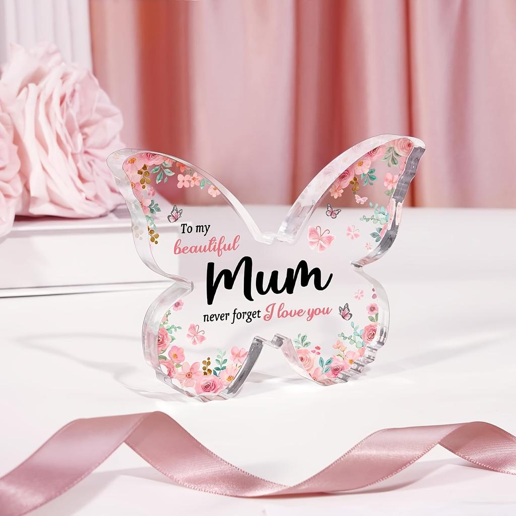 2D Flat Acrylic Butterfly Decoration, Indoor and Outdoor Decoration - No Battery/electricity Required, Free Day Decoration, Shop Decoration