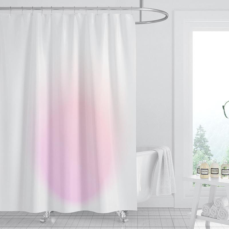 

JINRUN утолщенная водонепроницаемая занавеска для ванной комнаты, устойчивая к плесени, занавеска для душа, занавеска для душевой перегородки, занавеска для душа, занавеска для ванной комнаты, бесплатная перфорация 90*180CM