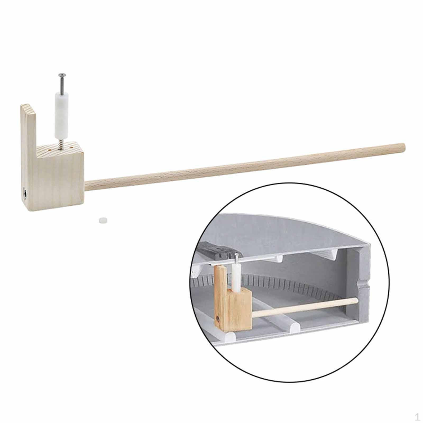 

Набор инструментов для поддержки бриджа гитары Деревянный опорный стержень Инструмент для обслуживания инструмента Легко установить Профессиональный