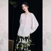 JK&JS New Chinese Style Wide-Leg Casual Pants