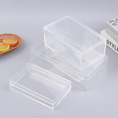 Thickened Rectangular Acrylic Storage Box High Transparency Food Gift Packaging Plant Landscaping Transparent Box