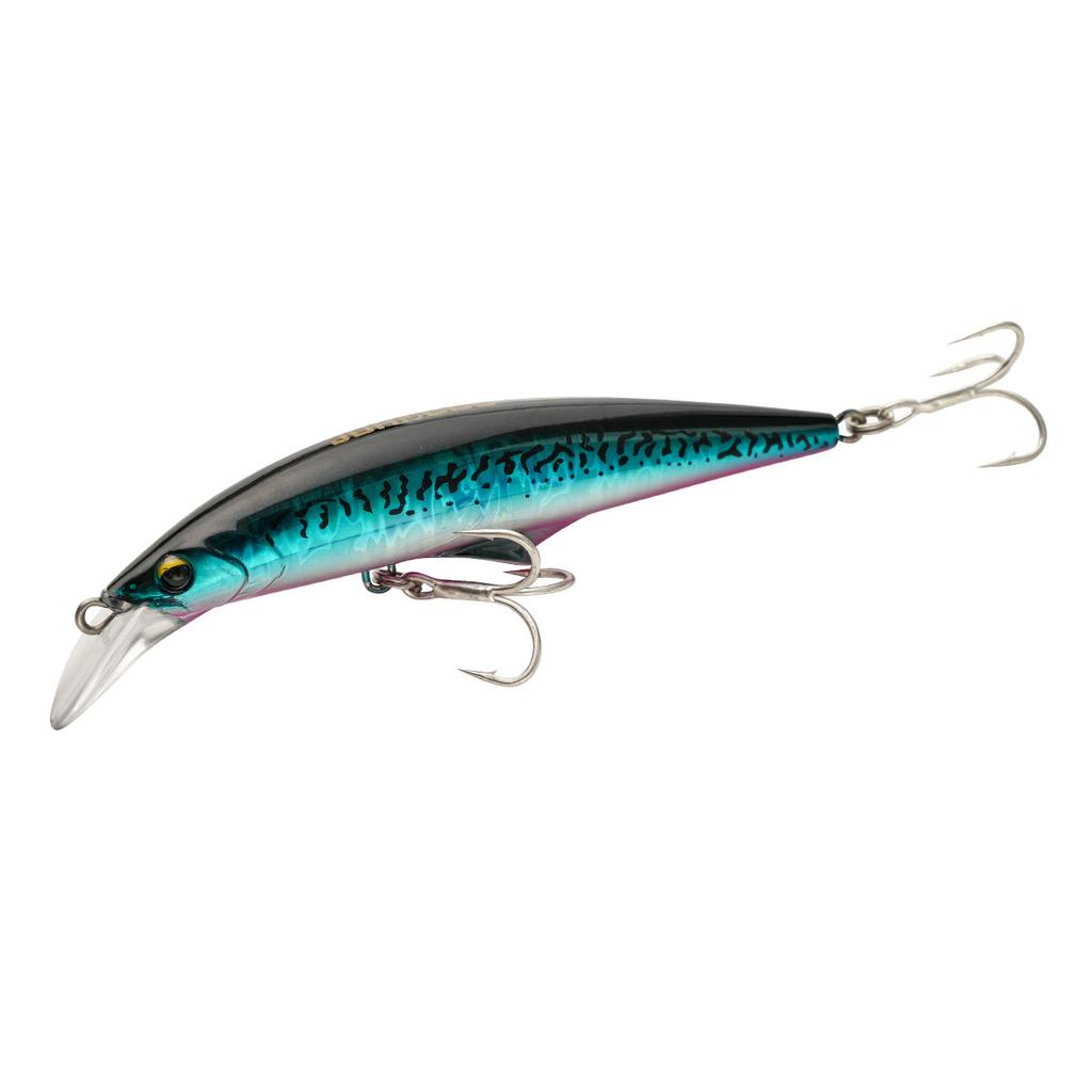 Steel Sea Fishing Artificial Hard Bait Minnow Lure for Sea Bass-Trolling with Hooks 30g/46g Saltwater Use