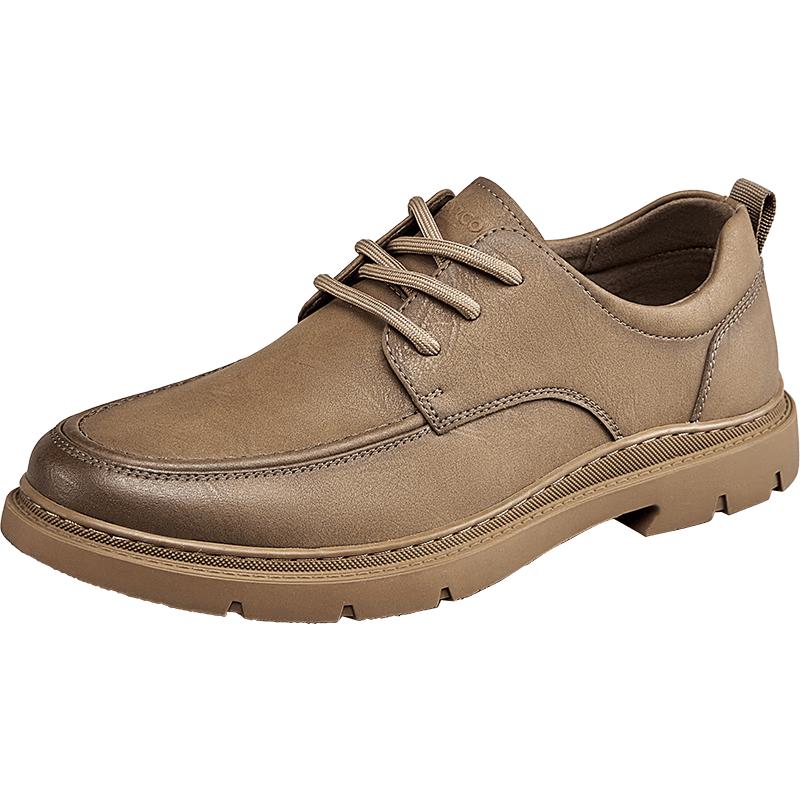 Yi Er Kang Men s British Style Business Casual Lace-up Leather Shoes 40