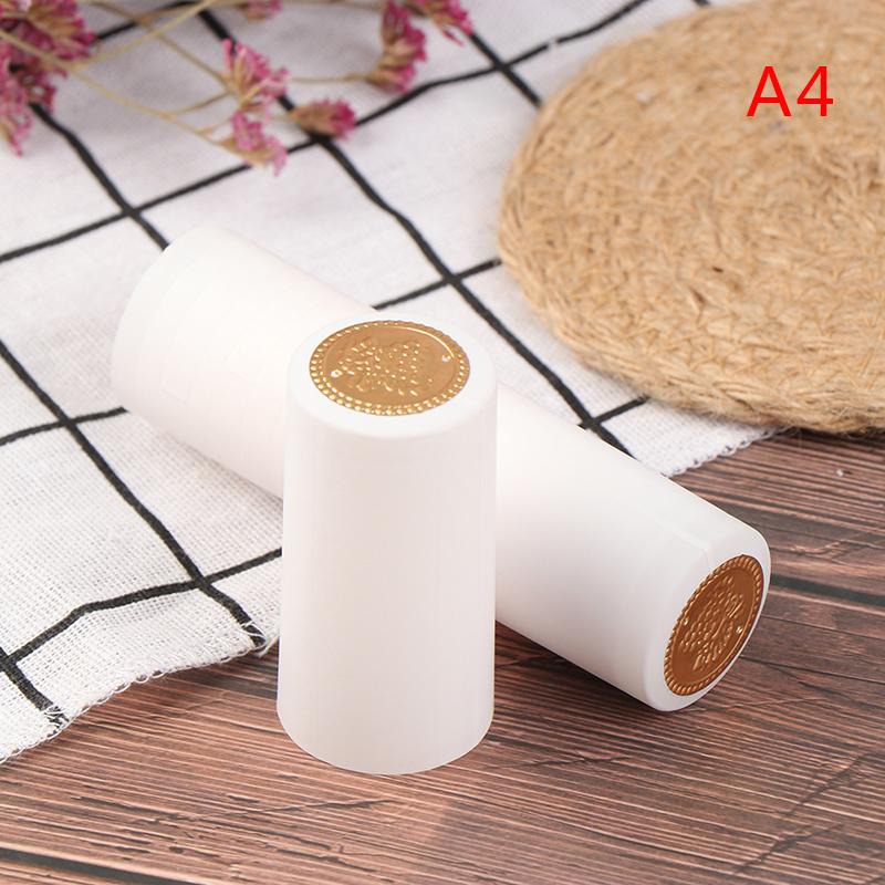 10pcs/lot PVC Heat Shrink Cap Wine Heat Shrinkable Cap Wine Shrink Film Wrap For Straight Mouth Bottle Home Bar Party Supplies