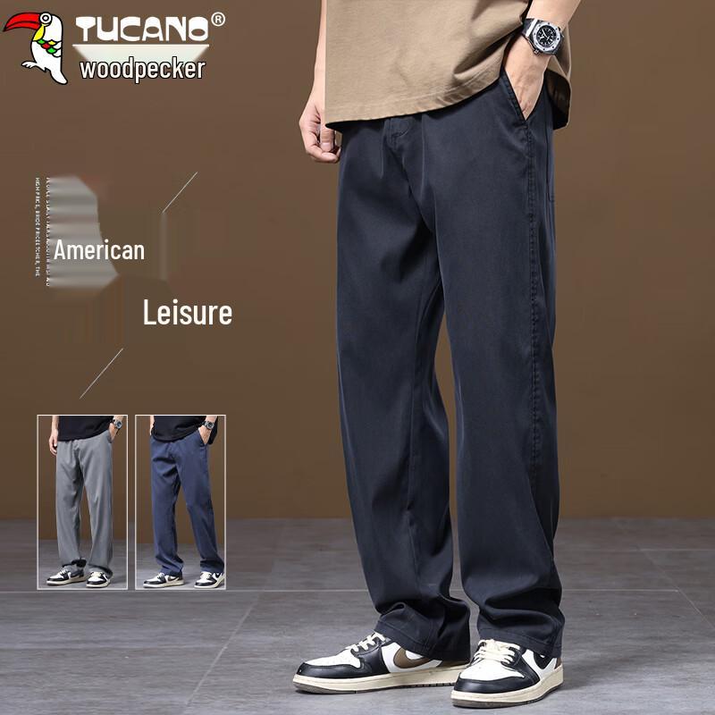 TUCANO Men s Loose Straight-Leg Casual & Cargo Pants 32