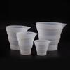 Foldable Silicone Measuring Cup Mold Folding Cup Epoxy Resin Casting Mould DIY Jewelry Tool for Resin Art and Crafts