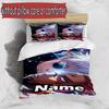 3pcs Duvet Cover Set (1*Duvet Cover + 2*Pillowcase, Without Core), Custom Name Jujutsu Kaisen Pattern Bedding Set, Home Bedroom Decor Gift